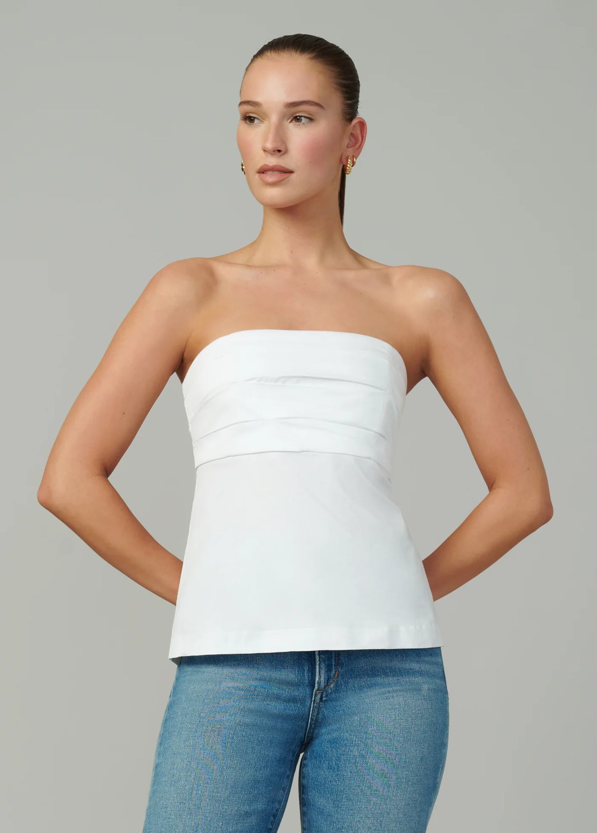 THE LARA STRAPLESS TOP