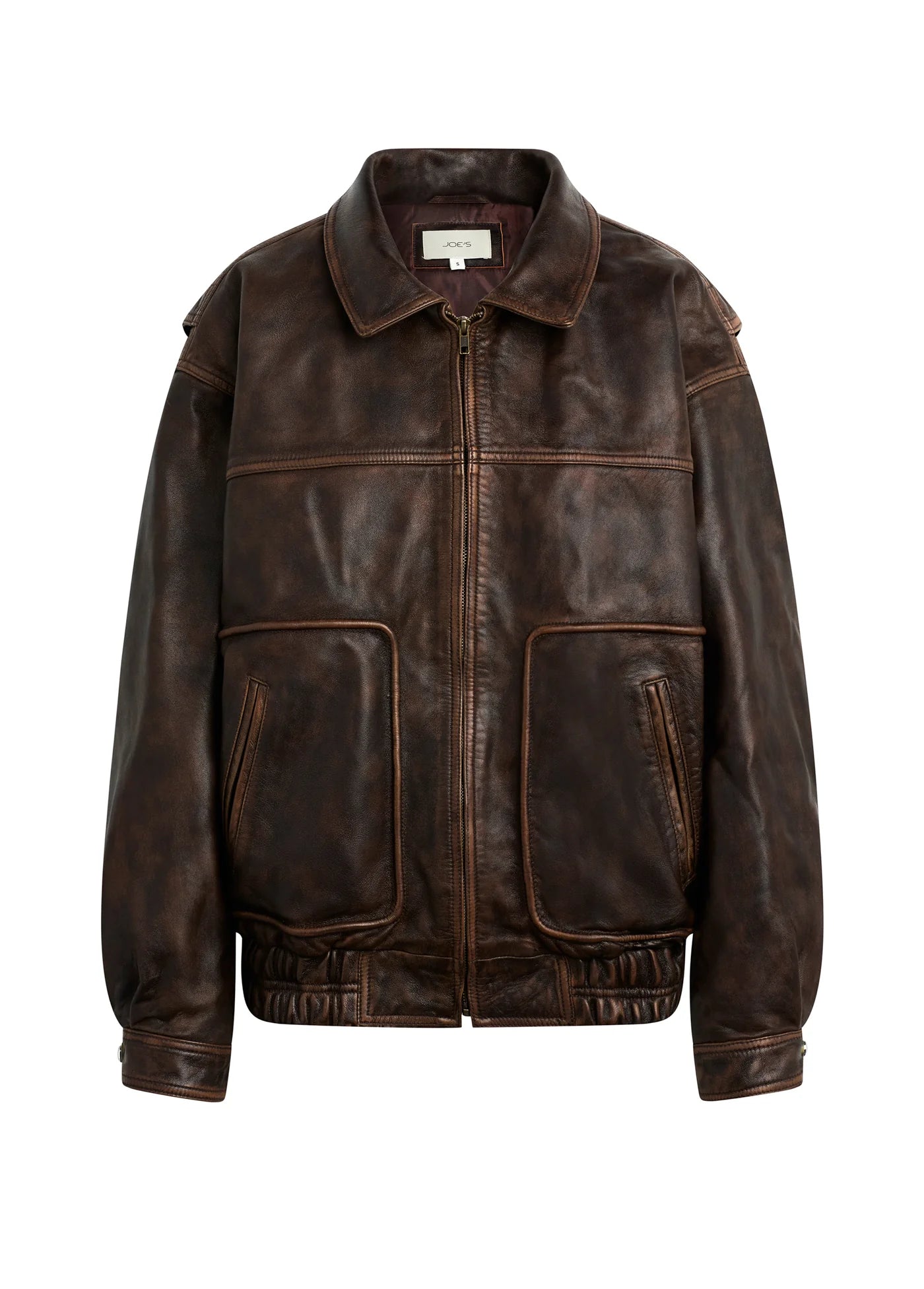 THE LUCA LEATHER BOMBER JACKET