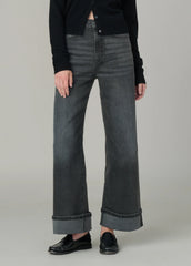 WIDE LEG CUFFED ANKLE