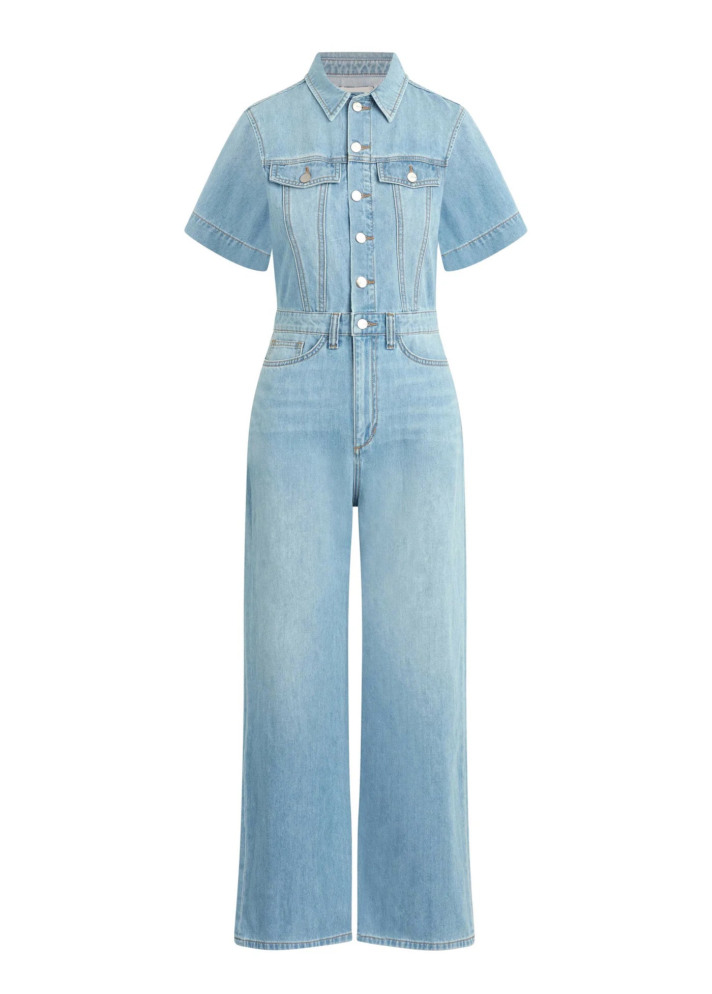 DENIM TRUCKER JUMPSUIT