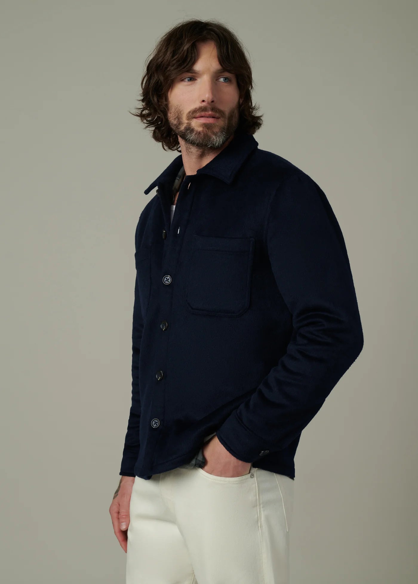 LEON WOOL OVERSHIRT