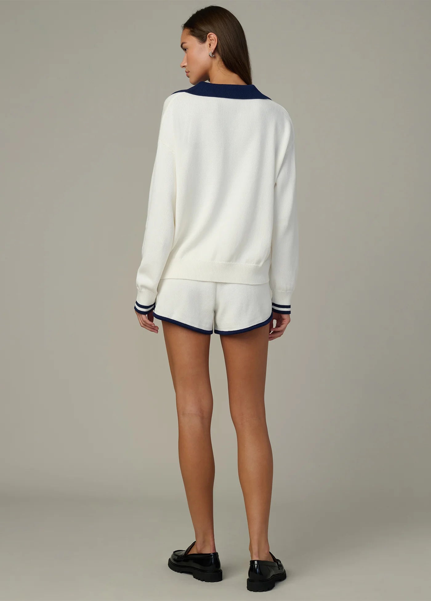 THE ROMIE POLO SWEATER
