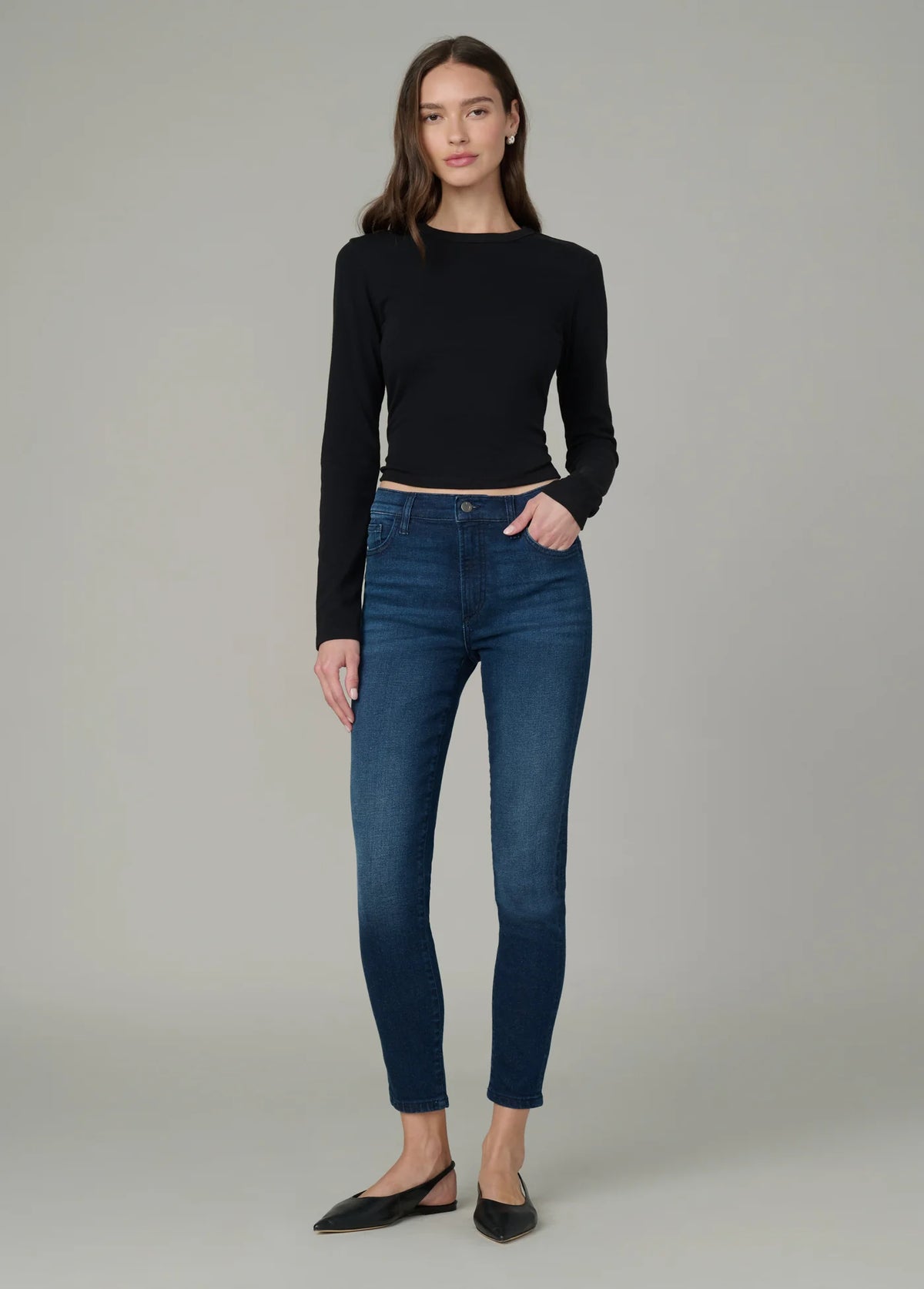 HIGH RISE SKINNY ANKLE