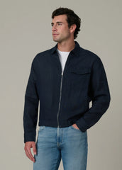 LINEN ZIP JACKET