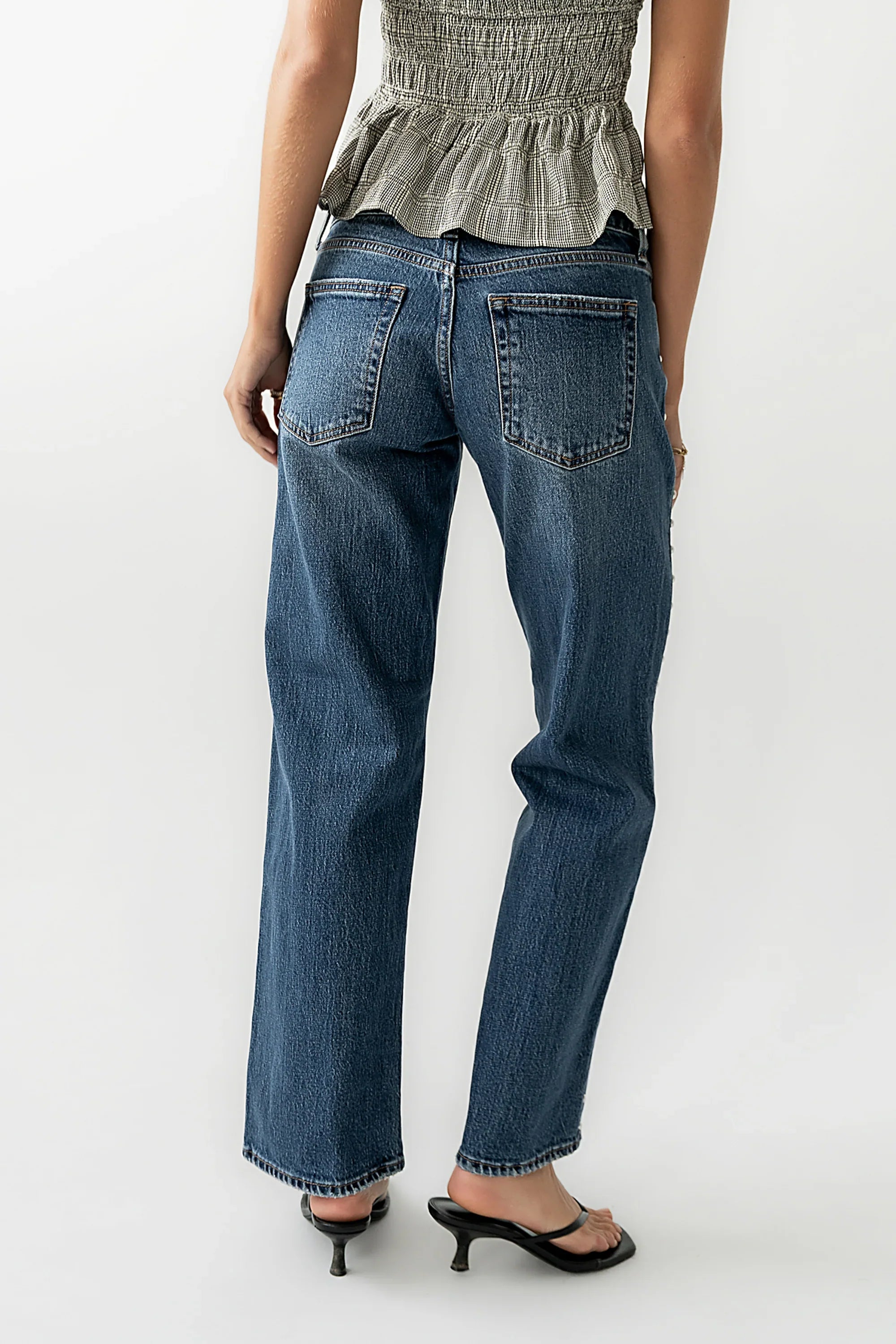 Noel Studded Baggy Jeans