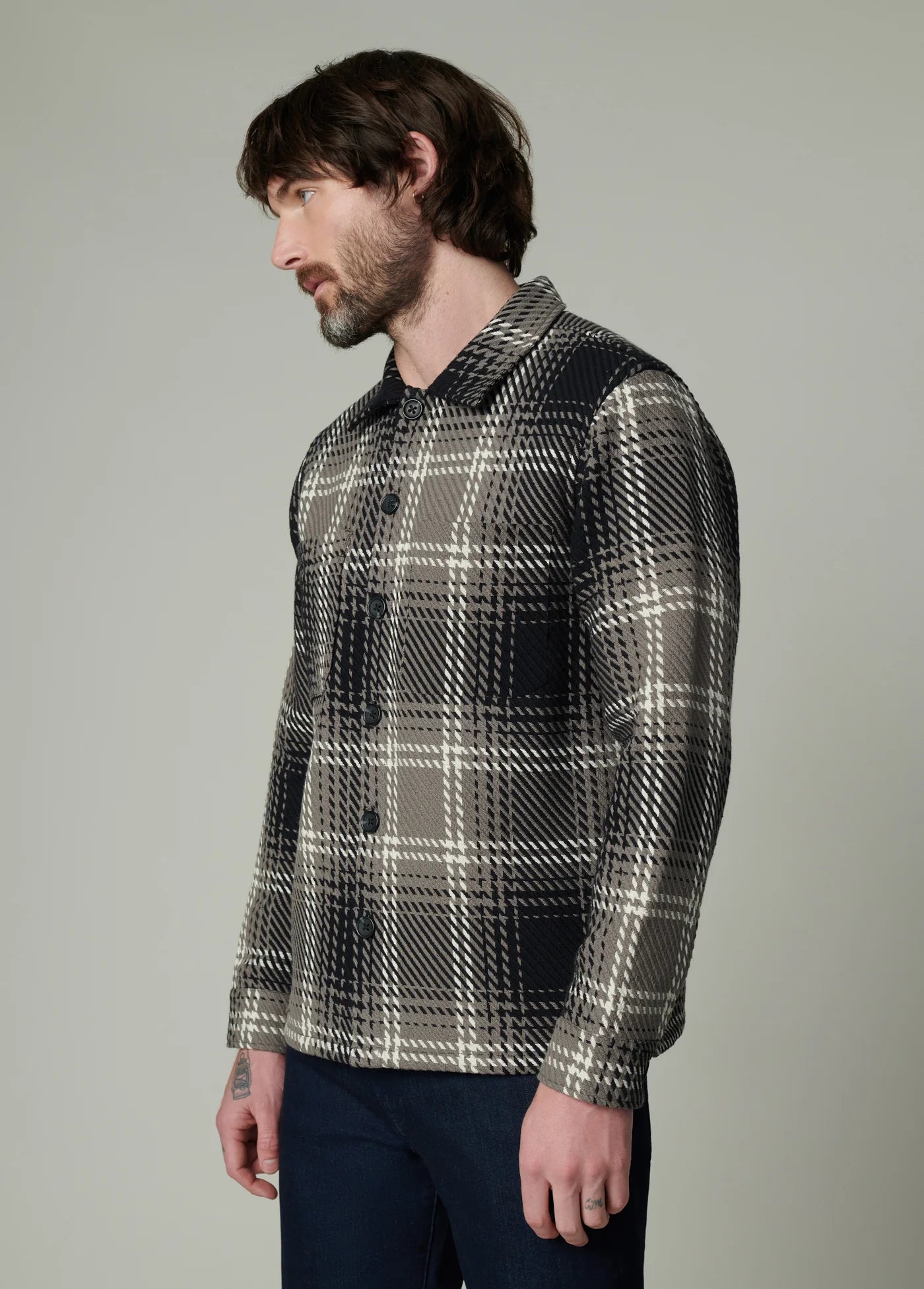 LEON PLAID OVERSHIRT