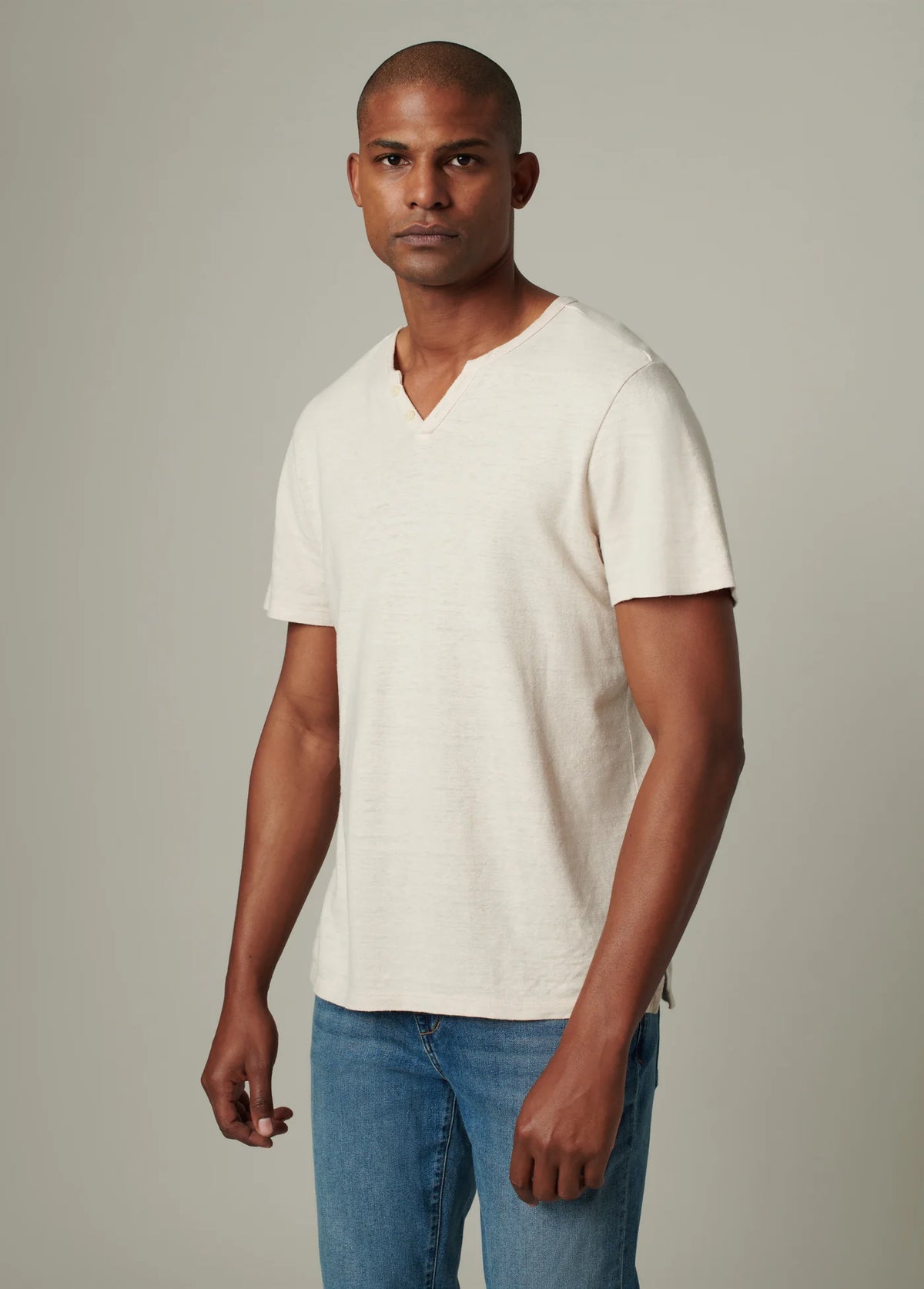 WINTZ SHORT SLEEVE HEMP HENLEY