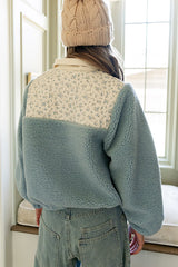 Frosty Mixed Media Jacket