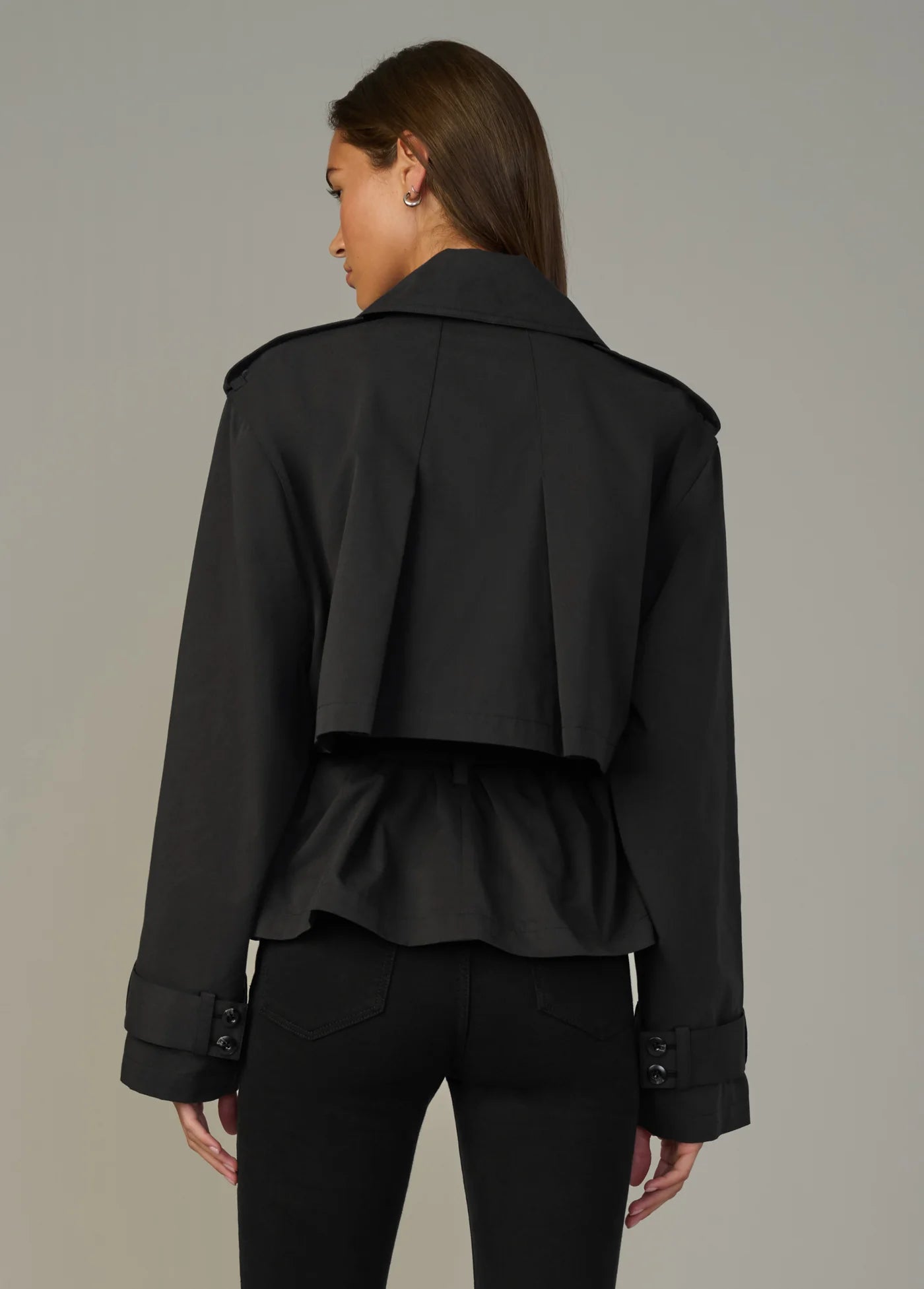 THE LIZ CROPPED TRENCH COAT