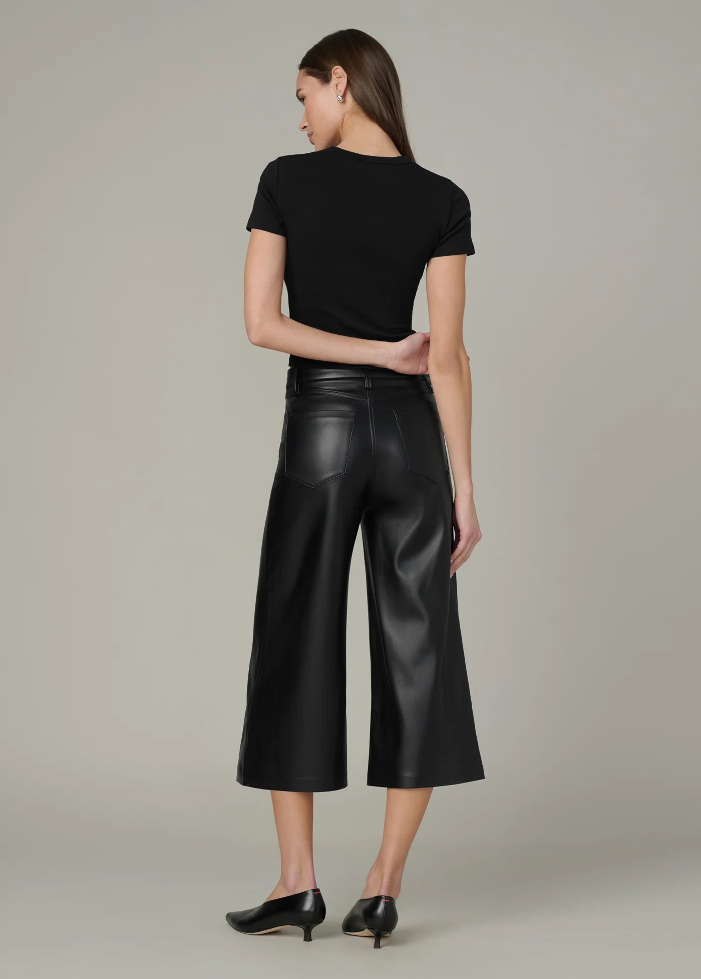 THE CULOTTE VEGAN LEATHER PANT