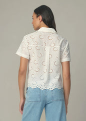 THE EYELET SHORT SLEEVE SHIRT