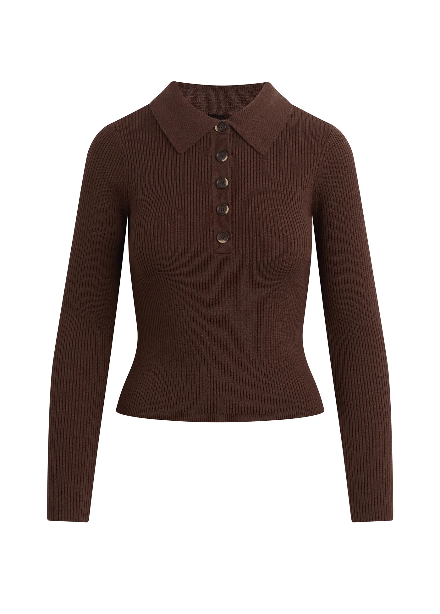 THE LISA POLO SWEATER