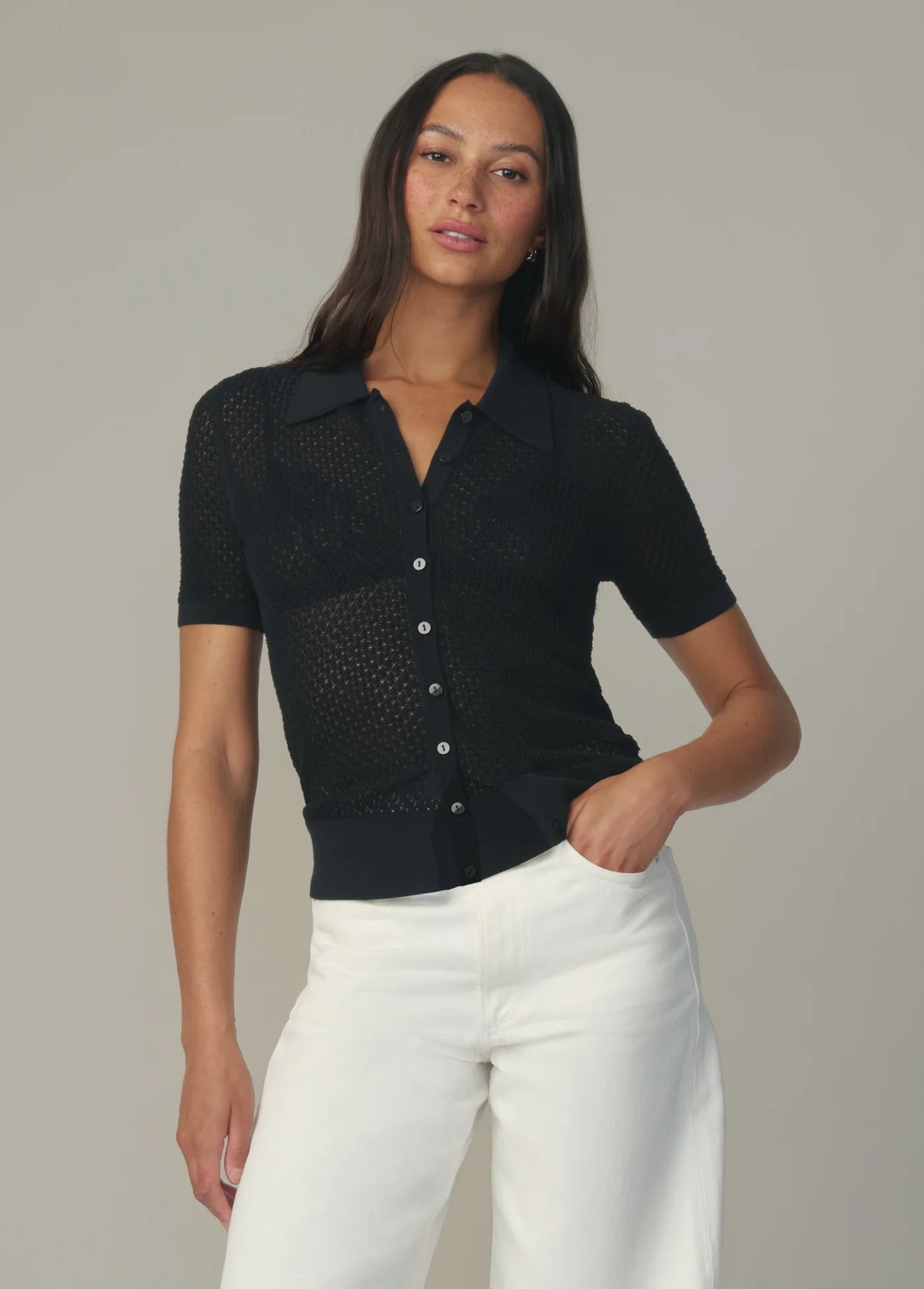 THE DAVEY SHORT SLEEVE CARDIGAN