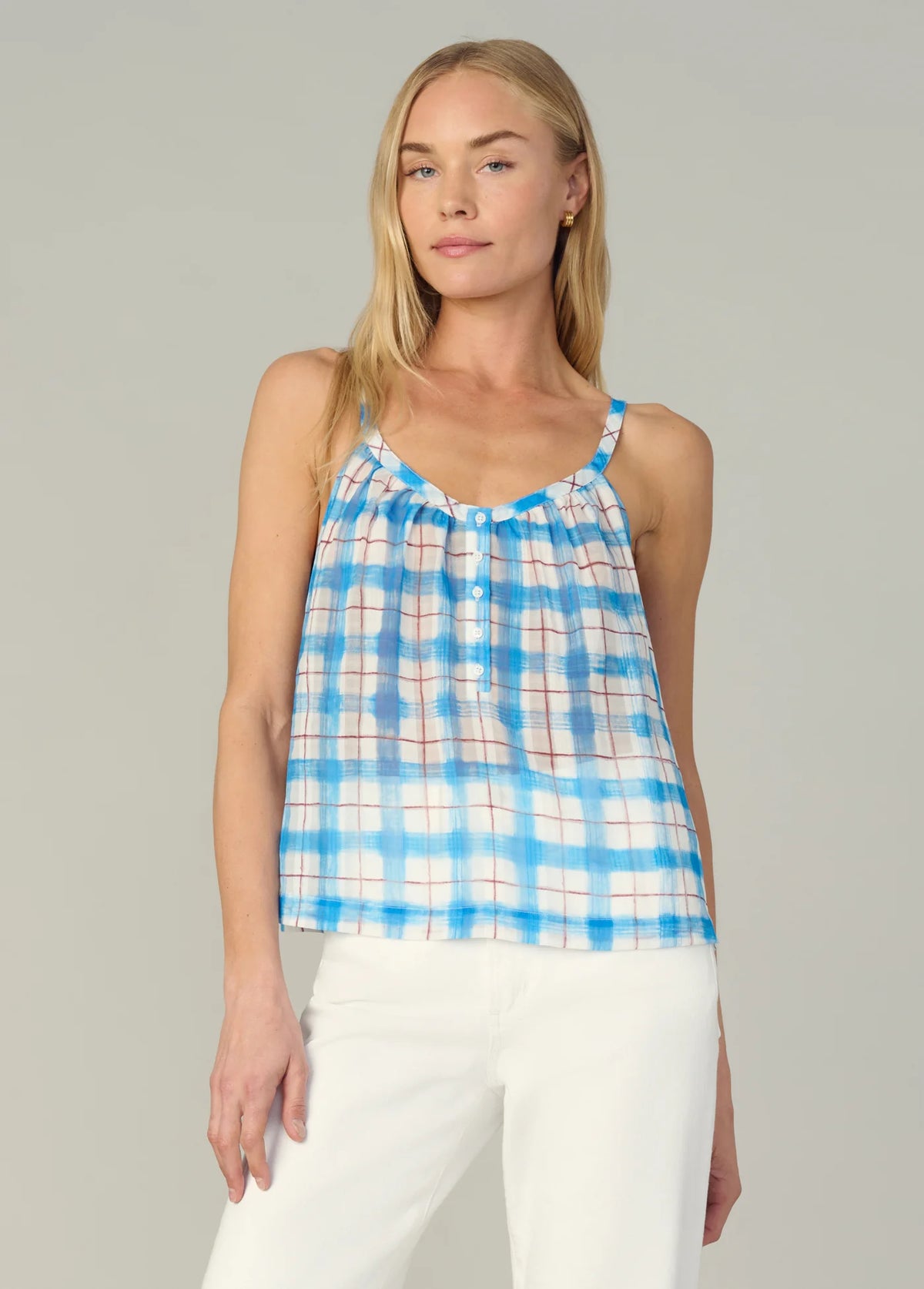 THE CHARLIE SLEEVELESS BLOUSE