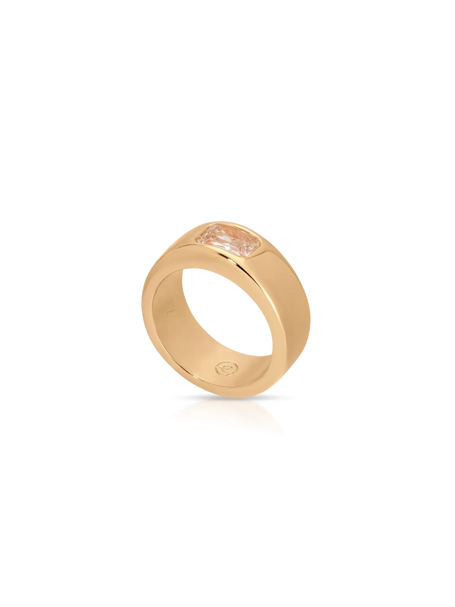 Emerald Cut Treasure Ring