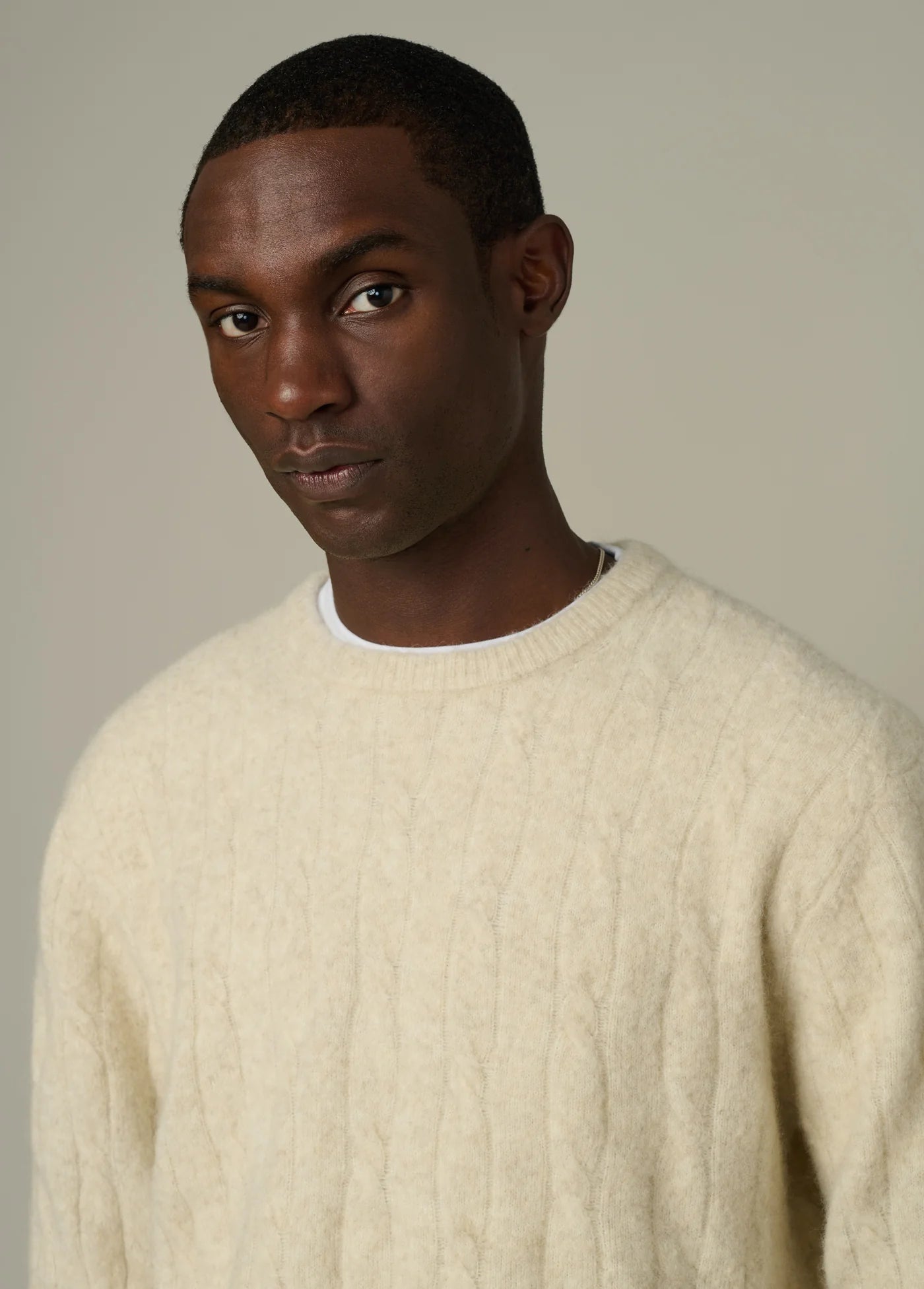 THE ALPACA CABLE SWEATER